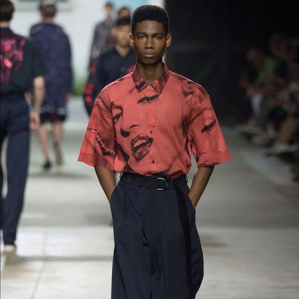 Dries Van Noten SS 2016 Marilyn Monroe shirt